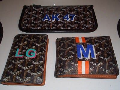 goyard wallet initials|Goyard authentication.